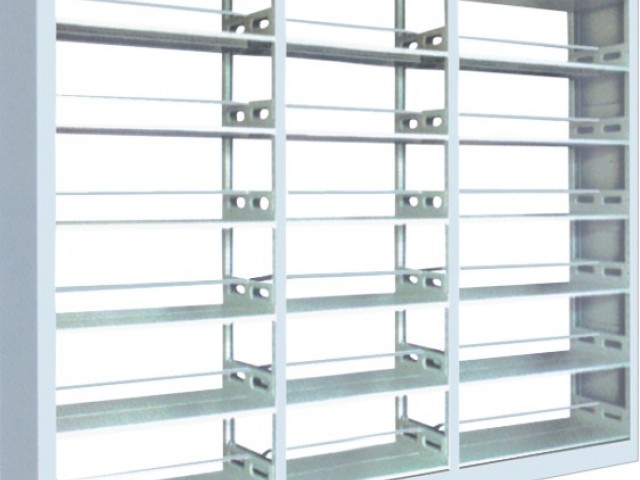 RHMJG-055双柱双面书架