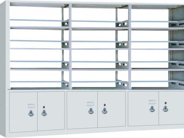 RHMJG-058双柱双面书架